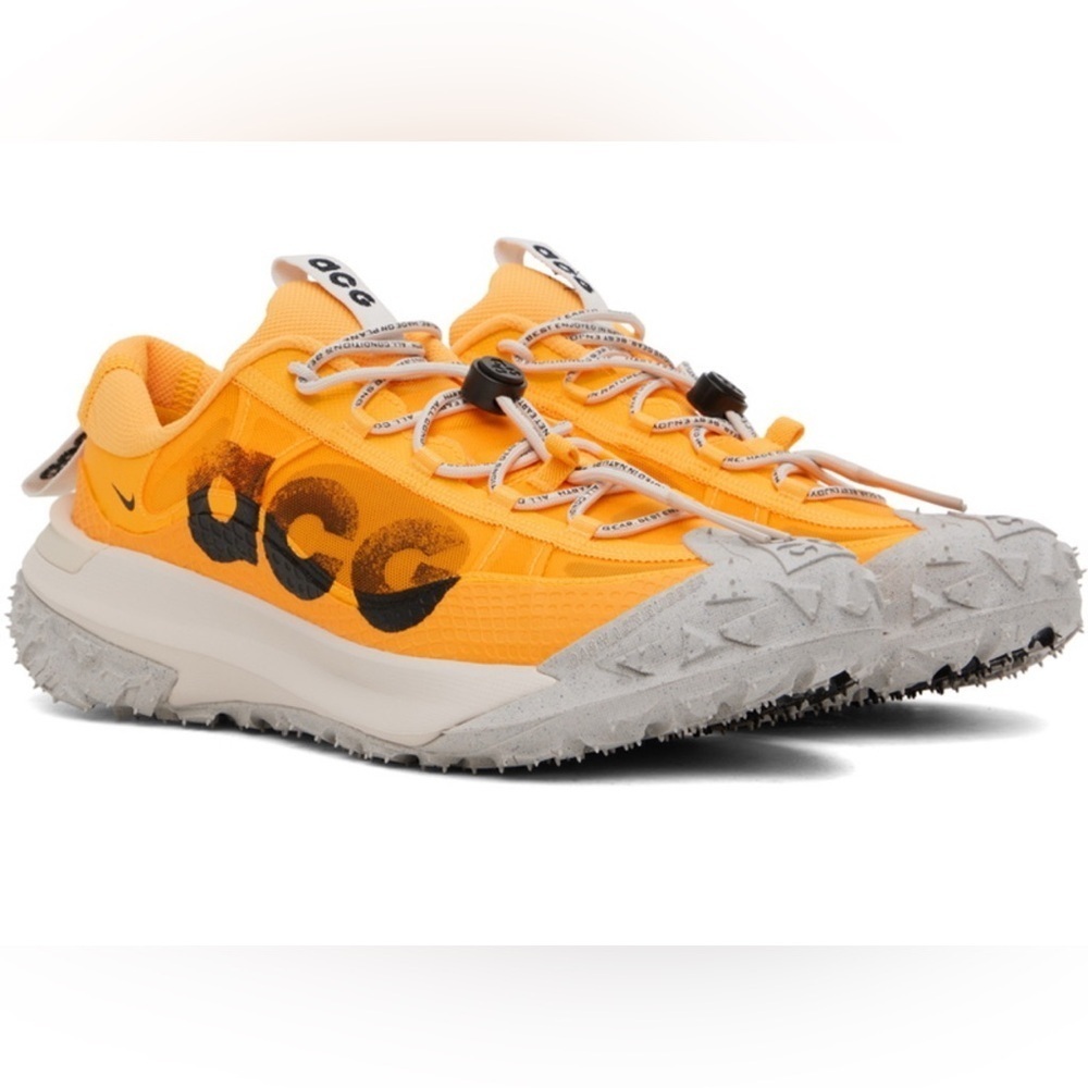 Nike Orange Acg Mountain Fly 2 Low Sneakers Outdoor Athletic Shoes Men’s Size 6
